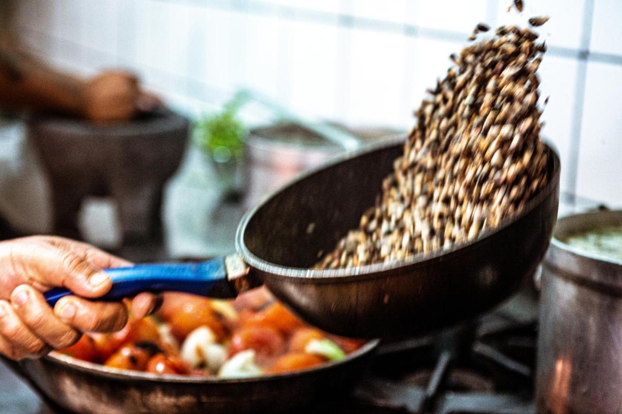 Hotel Makaaba Eco-Boutique باكالار المظهر الخارجي الصورة Preparation of a stew