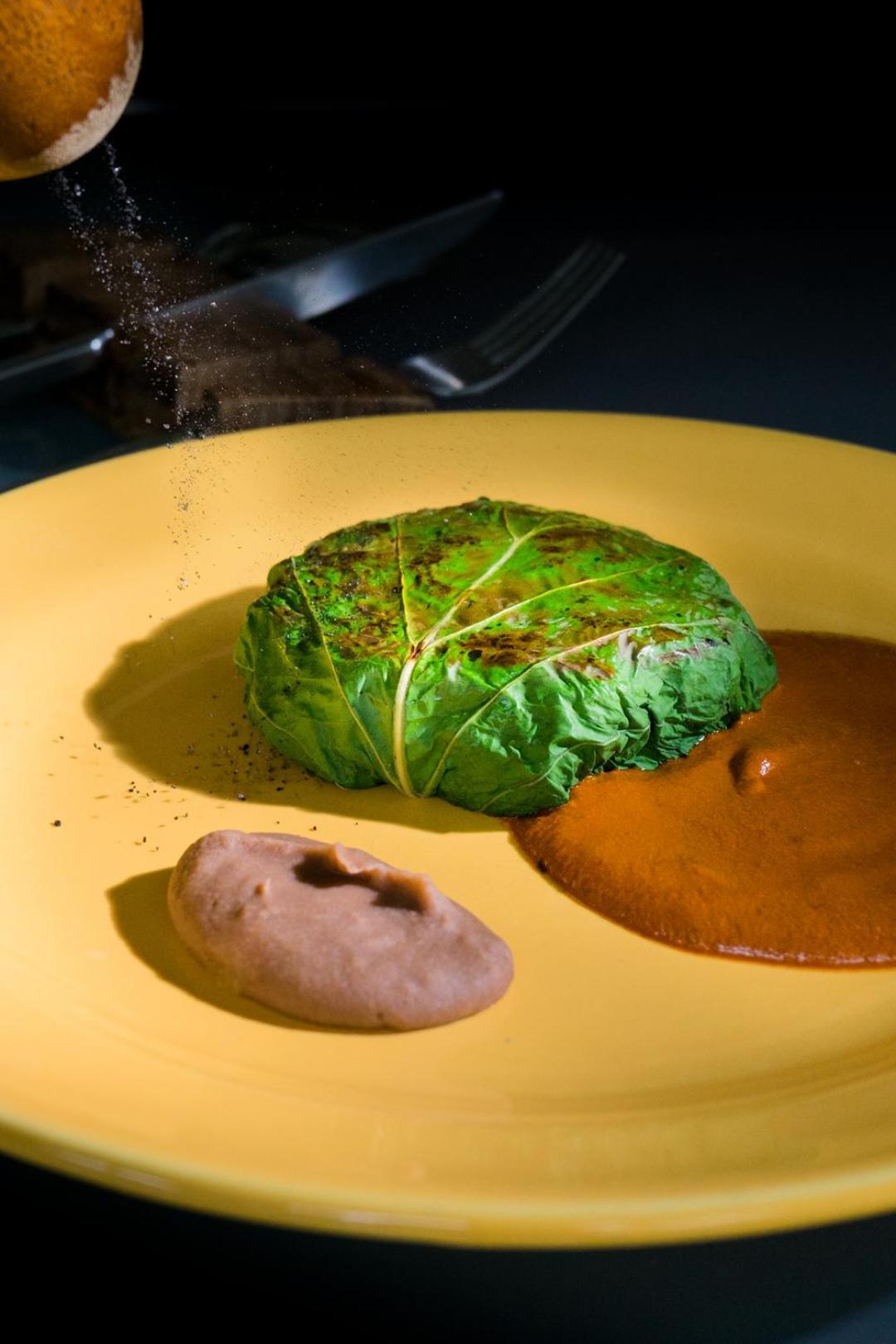 Hotel Makaaba Eco-Boutique باكالار المظهر الخارجي الصورة A cabbage steak